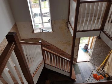 Staircase and first floor landing area
