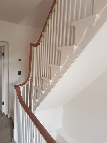 Hand-built staircase