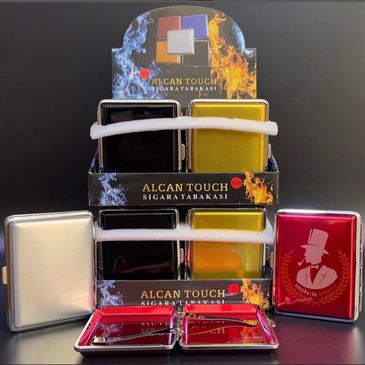 filtre,slim,sigara,aromalı,mersin,makaron,zippo,tütün,sarma,metal saklama kabı,plastik tabaka,renkli