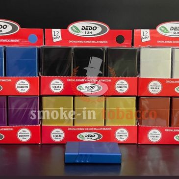filtre,slim,sigara,aromalı,mersin,makaron,zippo,tütün,sarma,metal saklama kabı,plastik tabaka,renkli