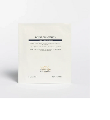 Patchs Défatigants
ANTI DARK CIRCLES - ANTI WRINKLE -ANTI DEHYDRATION LINES
Recommended for treating