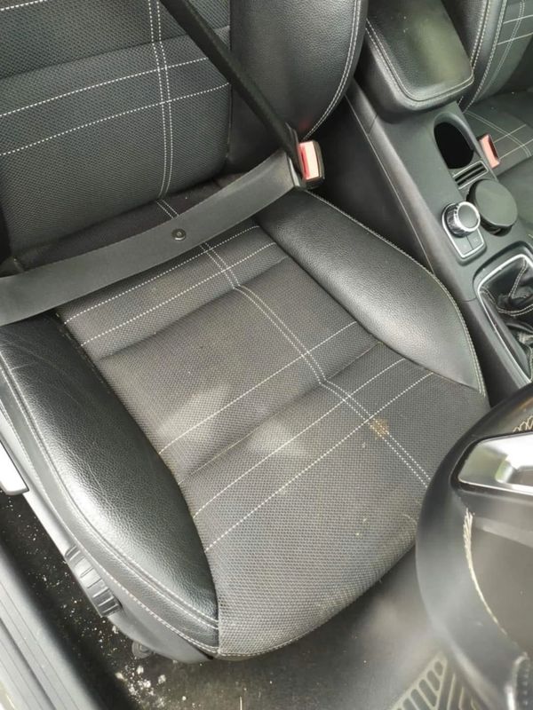 Before car been cleaned