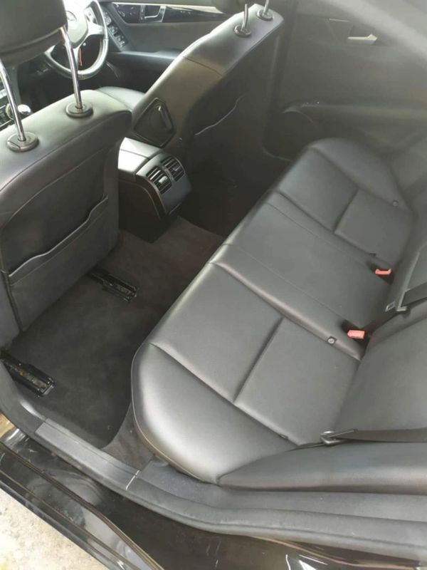 After car interior has been cleaned