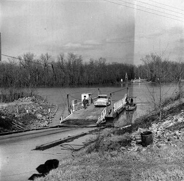 Ferry across the White River at St. Charles, Arkansas; 1960

photo courtesy of the Arkansas State Ar