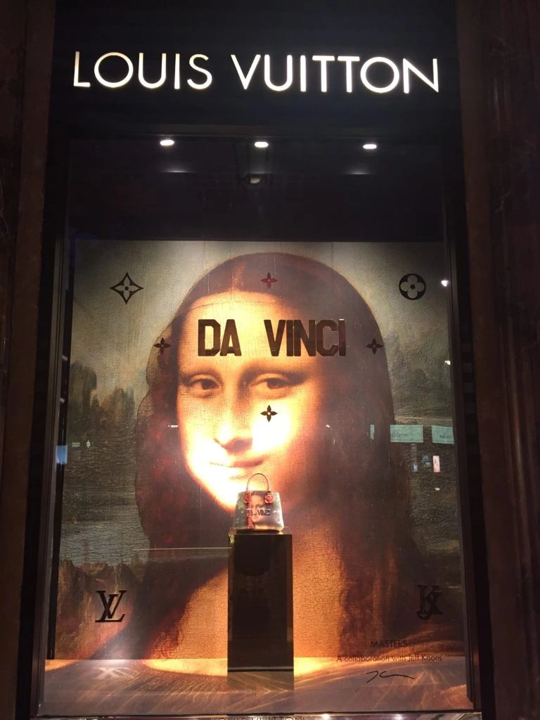 Jeff Koons puts the Mona Lisa on a Louis Vuitton bag
