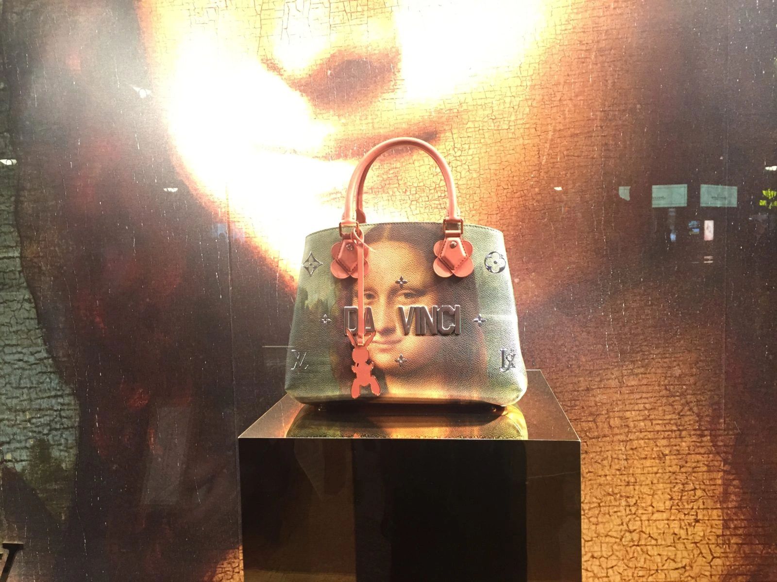Louis Vuitton Jeff Koons Mona Lisa Keepall 50