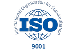 Image of an ISO certification logo 9001.