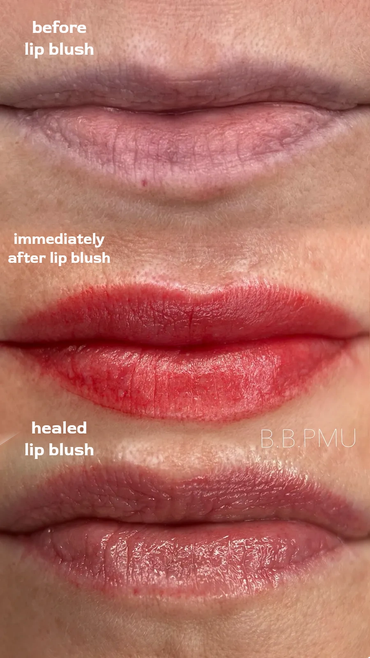 lip blush tattoo in Niantic, Connecticut. Natural looking permanent makeup in Niantic. PMU in CT