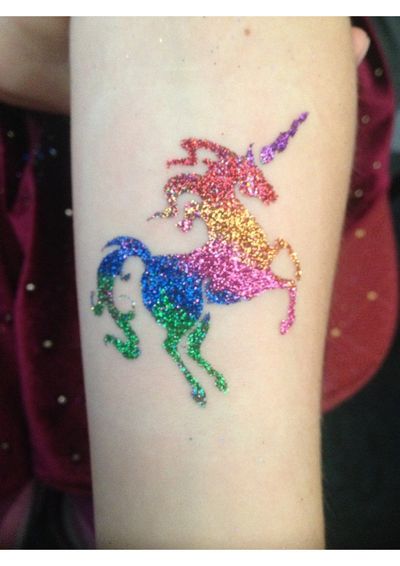 Glitter tattoos