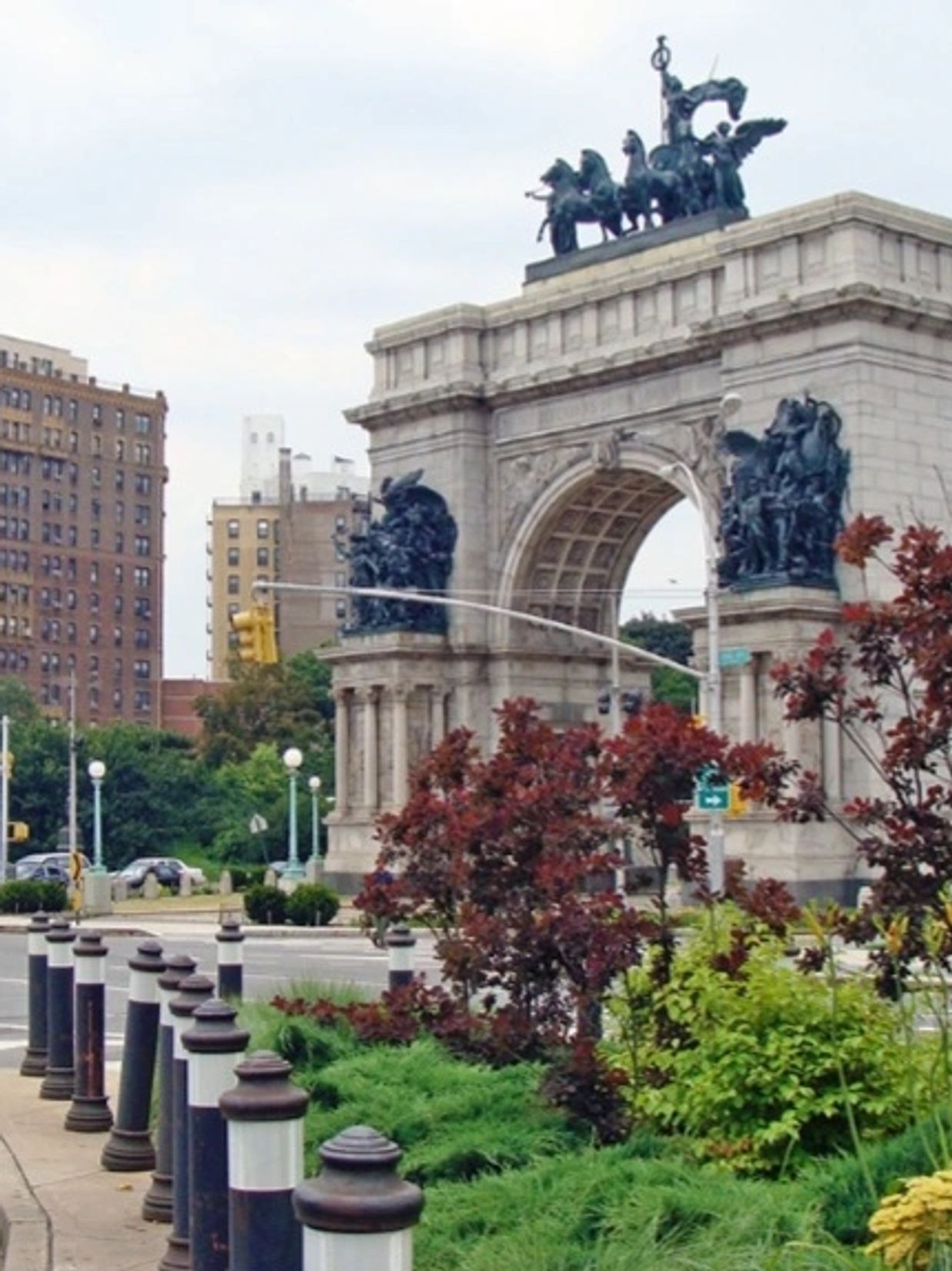 Prospect Heights' iconic monument  At Grand Army Plaza