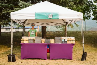 Polar Peak Popcorn at a Farmers Market