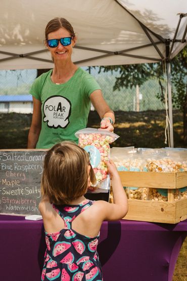 Polar Peak Popcorn - Farmers Market, popcorn snack, adventure snack