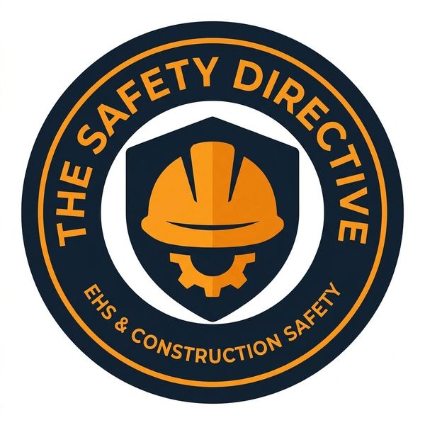 Logo for The Safety Directive focusing on EHS and construction safety.