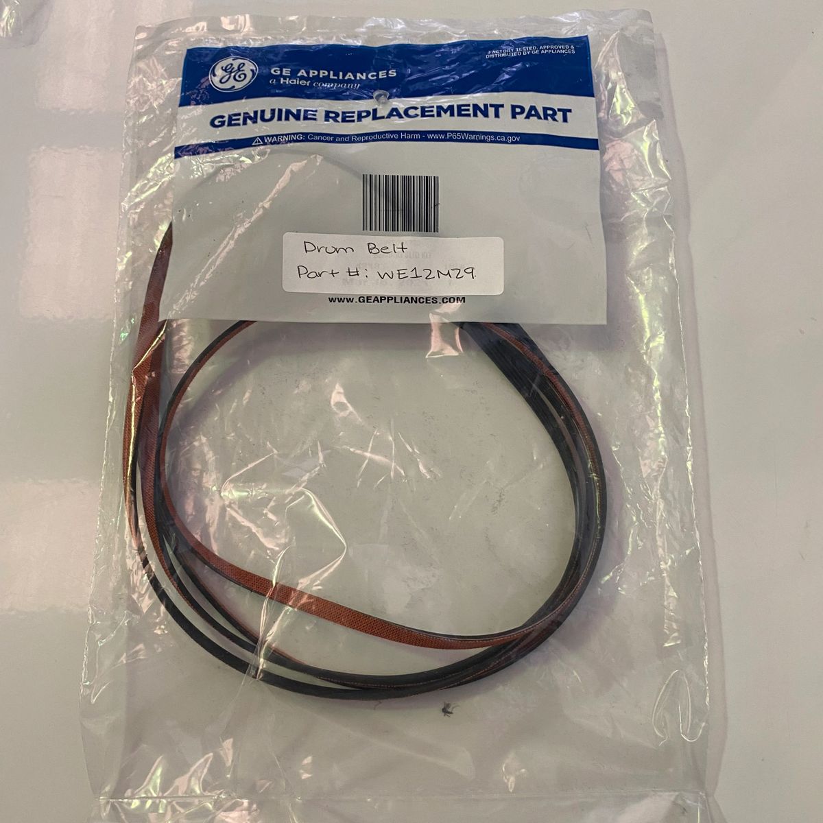 GE Dryer Belt WE12M29