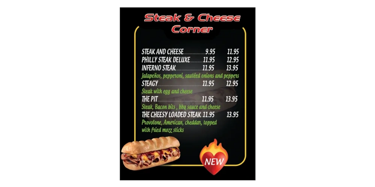 Steak & Cheese Corner