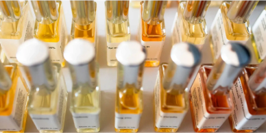 Collection packs of fragrance oils.