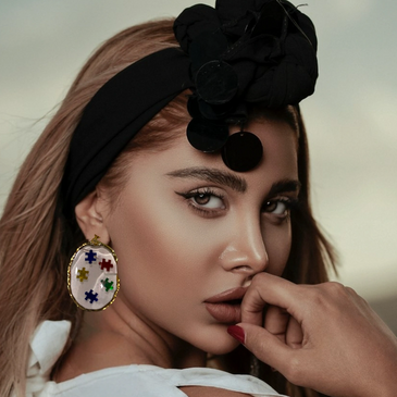 Resin Earrings – $25 Handmade in Miami. Support autism with style. 100% of proceeds go to TTs House.