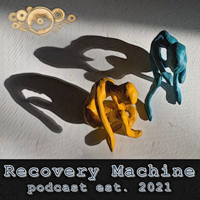 Recovery Machine Podcast main logo textured
