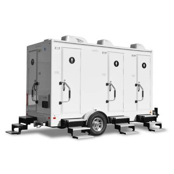 4 Stall Restroom Trailer Rentals from Hudson Valley Production Rentals