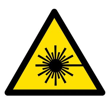 Laser Safety Warning Sign