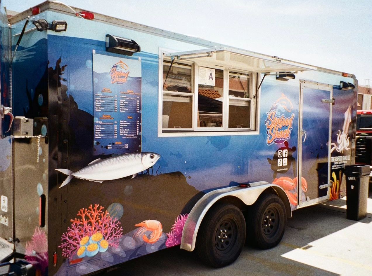 Seafood Shack Truck Menu, Food Truck