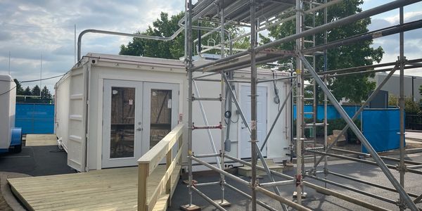 modular containerized kitchen rental