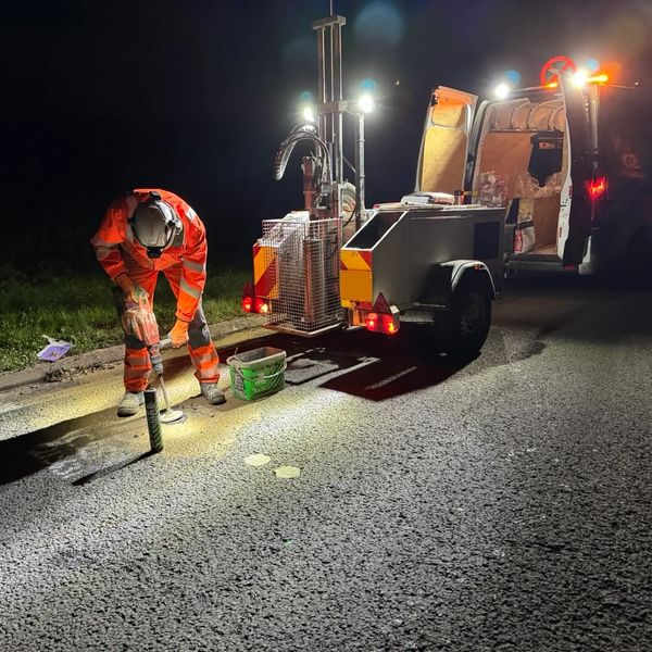 ALPTEST: Pavement Core Drilling