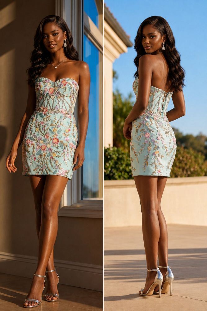 Style 7168 Mint Floral 
Available in Pink Floral