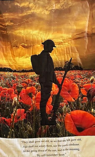 Soldier from WW 1 poster