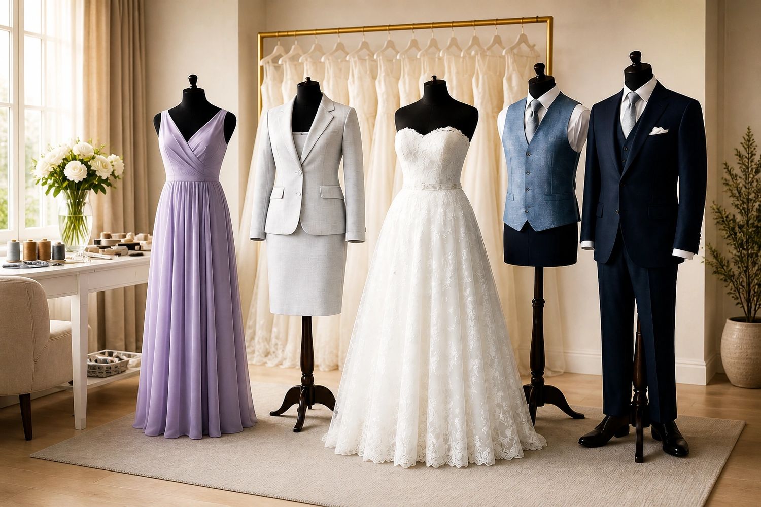 Wedding, evening dress, suit & general alterations in North London - Gold Needle Ltd