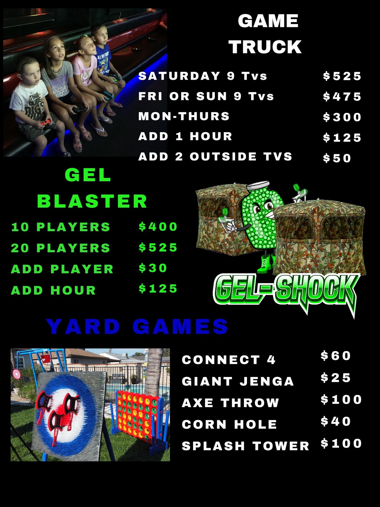 Chino Game Truck - Retro Rolling Video Games