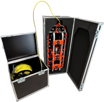 autonomous remotely operated ROV data subsea AI camera lights 3D sentinus blueatlas robotics 