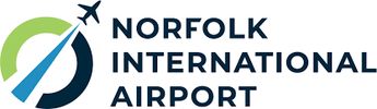 Norfolk International Airport logo.