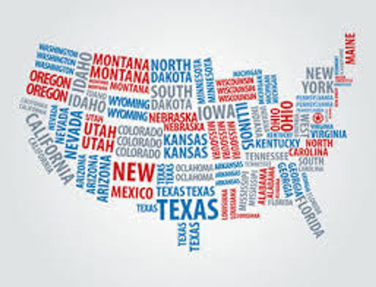 Cross country map of the United states. Our Norfolk movers can relocate you wherever you need to go.