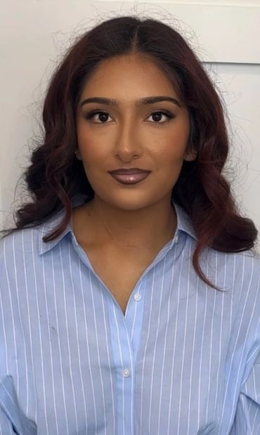 Neutral Glam on bridesmaid 
