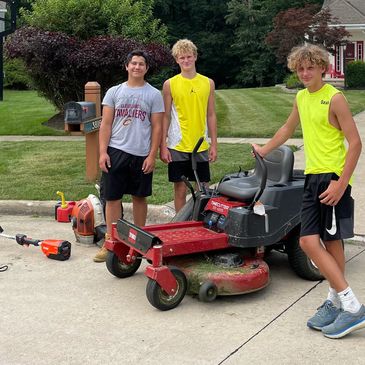 Mowing Lawns