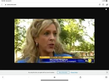 Fresno trial lawyer Monrae L. English featured on the news discussing legal cases