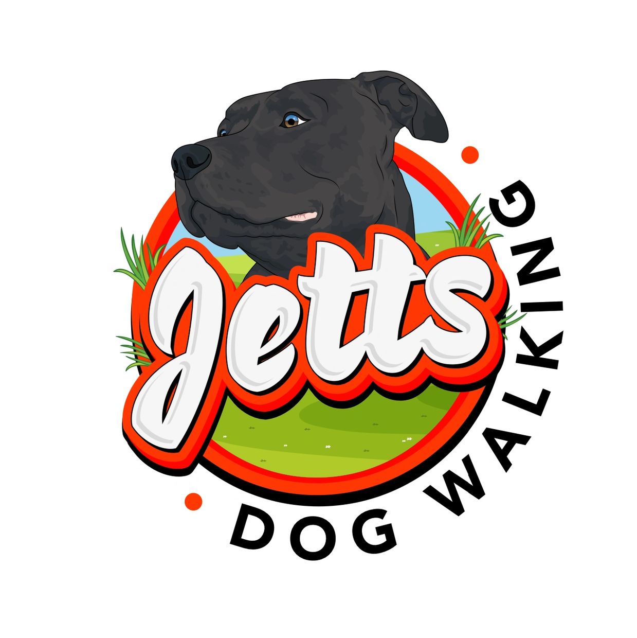 Jetts Dog Walking logo
