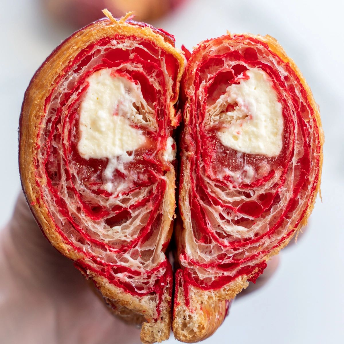 Raspberry Croissant
