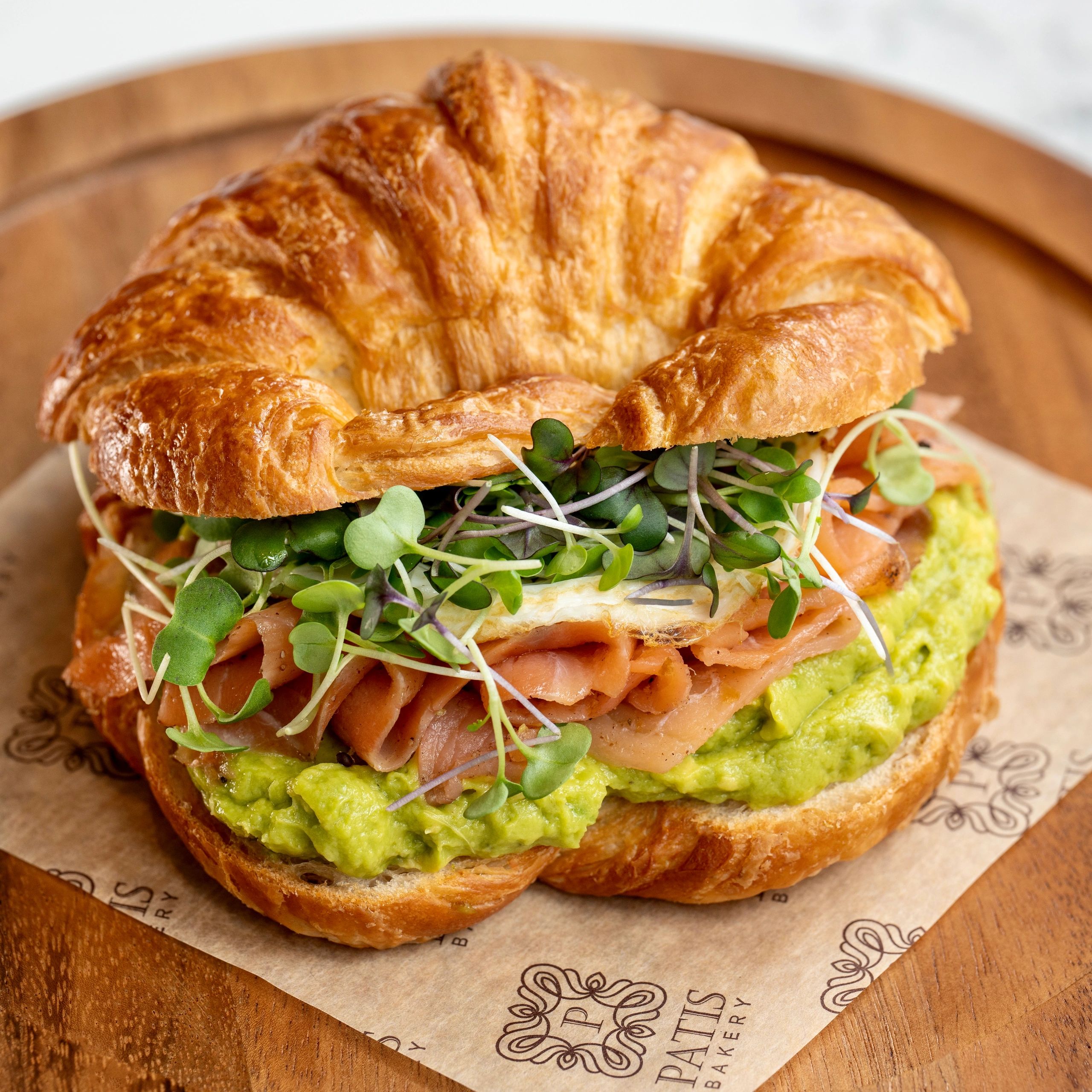 Lox Croissant Sandwich