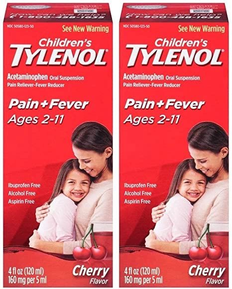 Suspension Para Ninos Tylenol 2 11 Anos Cherry