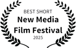 Award laurel for Best Short at New Media Film Festival 2025.