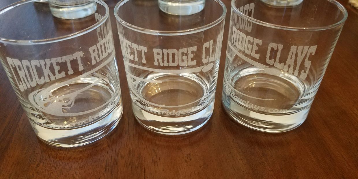 Engraved rocks glasses