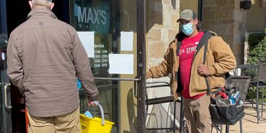 plumbers walking into san antonio commercial building