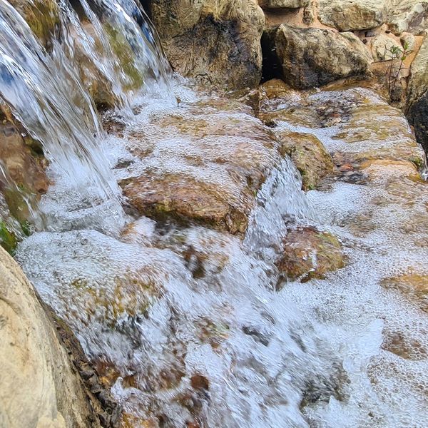 Rock waterfall cascade 