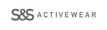 Logo of S&amp;S Activewear brand in grayscale.