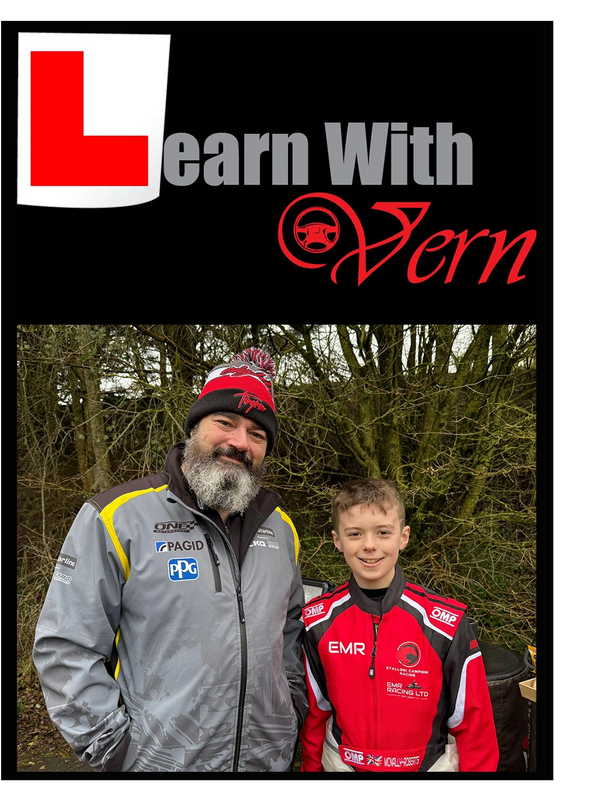 Learn With Vern Ethan McNally-Roberts Sponsor Karting Champion Support Vaugh Whereat EMR Racing Ltd