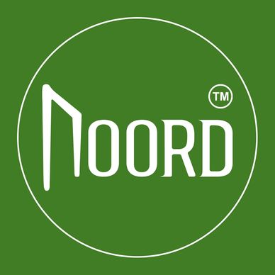 Logo with the word 'NOORD' in white on a green background.