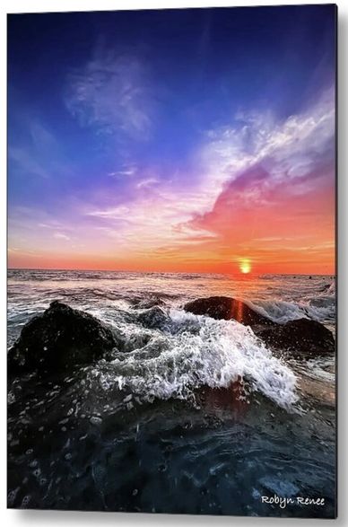 Crashing Sunset, Custom Artwork, SoulFilled Creations, Robyn Punko
