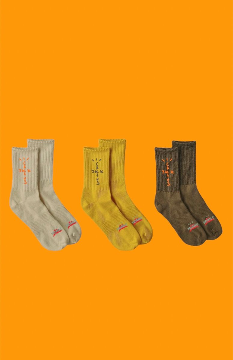 Travis Scott Cactus Jack Socks- 3 Pack